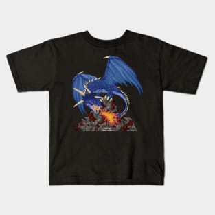 Blue Dragon Fantasy Novelty Gift Kids T-Shirt